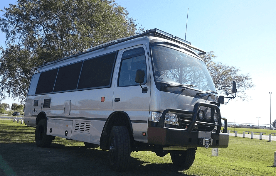 Do you need a 4x4 Campervan or Motorhome? 13 Bus 4x4 Conversion of Coaster Motorhome 2