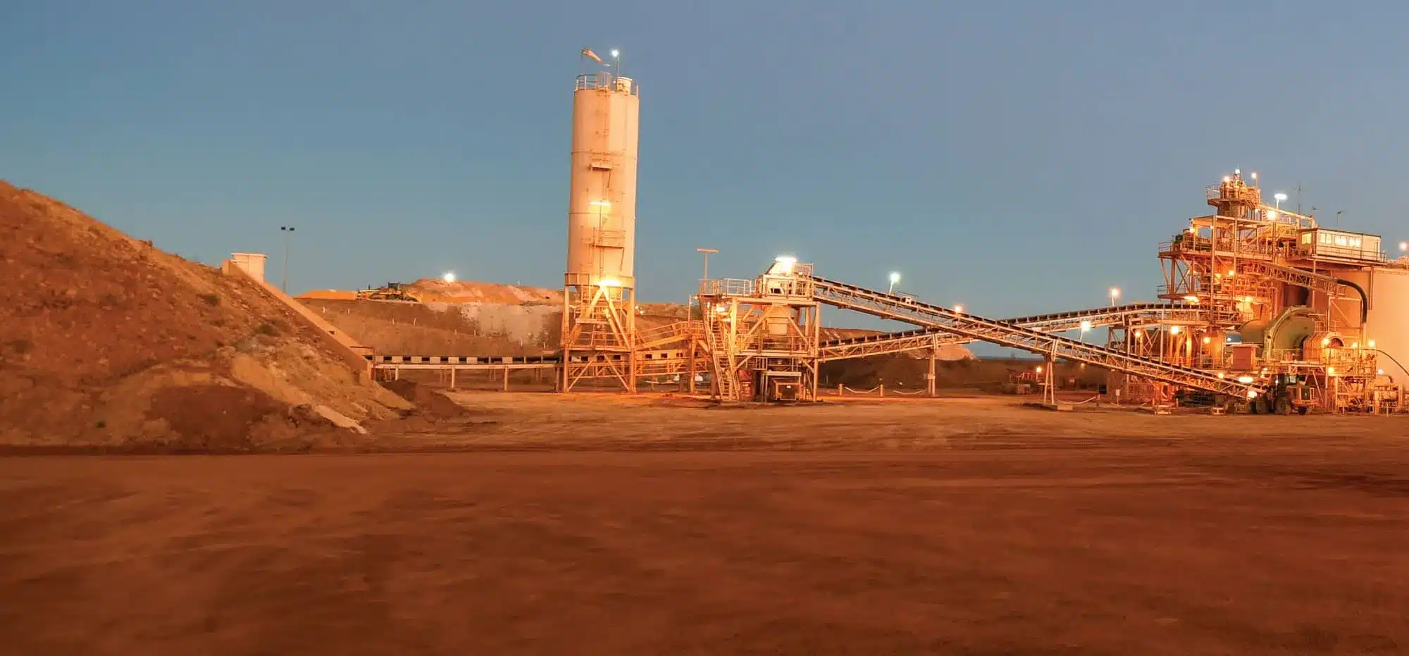 mining Mining operation at dusk | image for the Industries page.